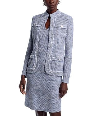 Misook Knit Jacket - Blue