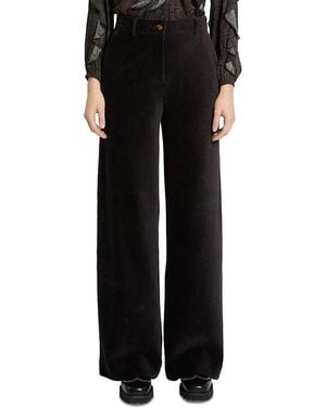 Marella Mlsastrale Corduroy Pants - Black