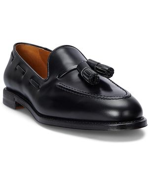 Ralph Lauren Maestra Tassel Calfskin Loafer in Black for Men  display picture 2
