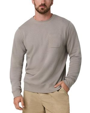 Vuori Jeffreys Crew 2.0 Cotton Blend Sweathirt - Gray