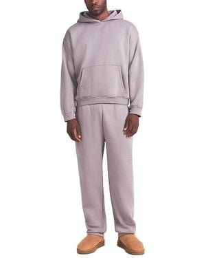 Skims Fleece Lounge Relaxed Sweatpants - Gray