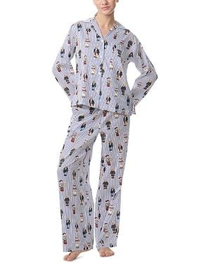 Polo Ralph Lauren Madison Printed Pajama Set - Blue