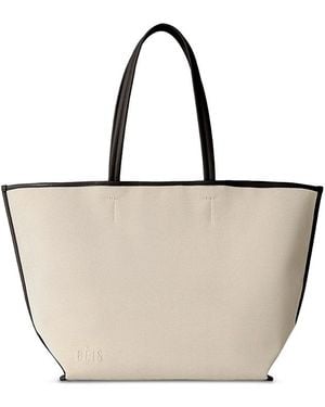 BEIS The Leather Trim Tote - Natural