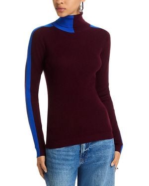 Essentiel Antwerp Iffort Bicolour Turtleneck Pullover Jumper - Red