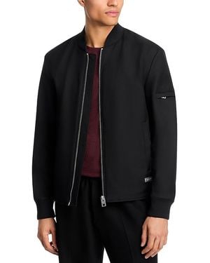 HUGO Buck Zip Front Jacket - Black