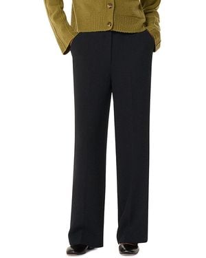 Whistles Petites Straight Leg Pants - Black