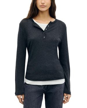 Gerard Darel Becca Layered Tee - Blue