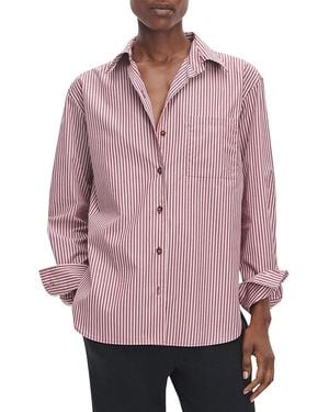 Rag & Bone Connie Stripe Shirt - Pink