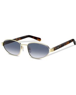 Marc Jacobs Oval Sunglasses, 56Mm - Blue