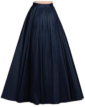 EMILY SHALANT Soft Taffeta Ball Gown Skirt - Blue