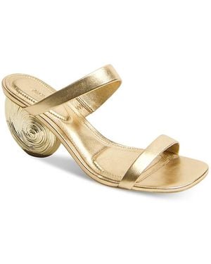 Jonathan Simkhai Marion Embellished Slides - Metallic