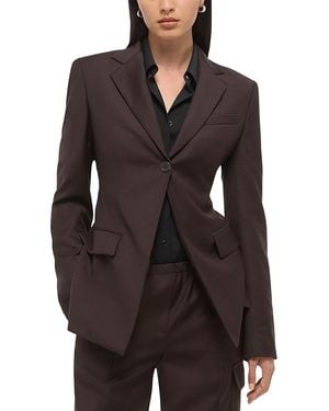 Helmut Lang Cut Away Blazer - Black