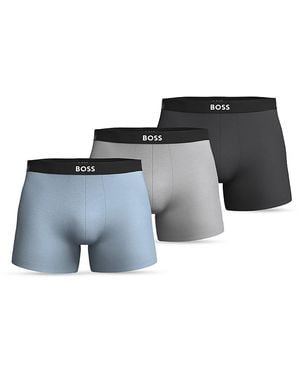 BOSS One Cotton Blend Boxer Briefs, Pack Of 3 - Multicolour
