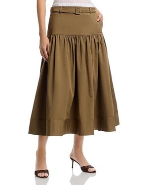 Cinq À Sept Peri Belted Skirt - Natural