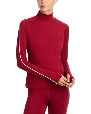 Varley Always Warm Mock Neck Tee - Red
