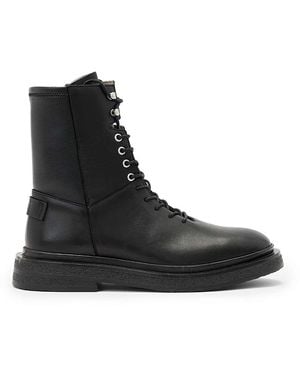 AllSaints Escher Lace Up Boots - Black