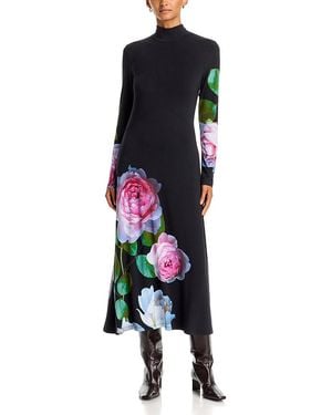 Johnny Was The Janie Favorite Turtleneck Midi Dress - Black
