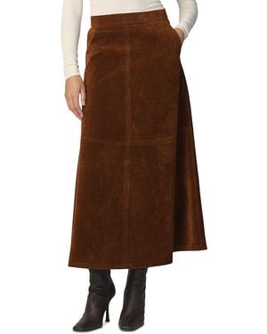Joe's Jeans The Tavi Faux Leather Skirt - Brown