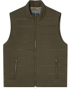 Robert Talbott Driver Quilted Vest - Green