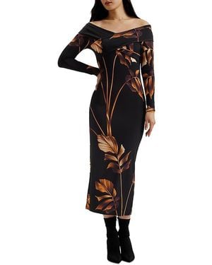 elegant gold dresses for wedding guests Ted Baker Women 1 S Mini Dress Black Shiny Chains Diamonds Elegant –  Retrospect Clothes