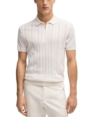 BOSS L-Payrot Polo Shirt - White