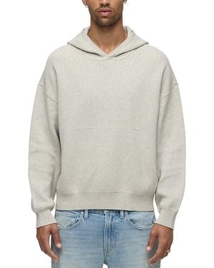 Hudson Jeans Double Knit Hoodie - Gray