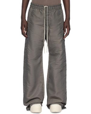 Rick Owens Regular Fit Wide Pusher Pants - Gray