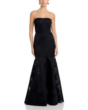 Black Halo Kristy Strapless Gown - Black