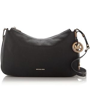 Michael Kors Nolita Medium Leather Shoulder Bag - Black