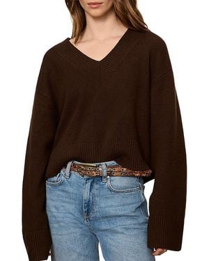 Sanctuary Vanna V Neck Sweater - Brown