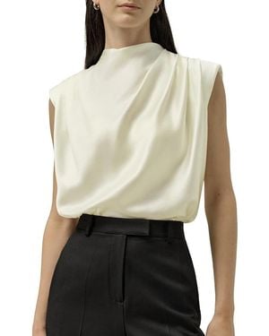 LILYSILK X Lydia Tomlinson Grace Top - White