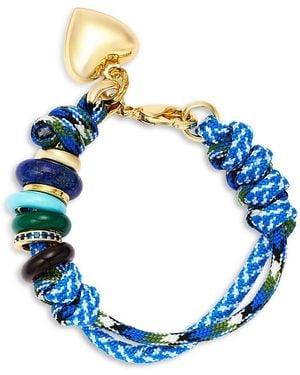 Roxanne Assoulin Supersize Happy Cord Bracelet - Blue