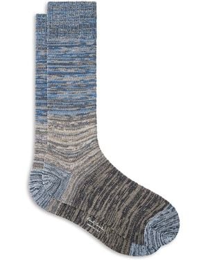 Paul Smith Mouline Cotton Stretch Socks - Gray