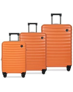 Bric's By Nausicaa 3 Pc Spinner Suitcase Set - Orange