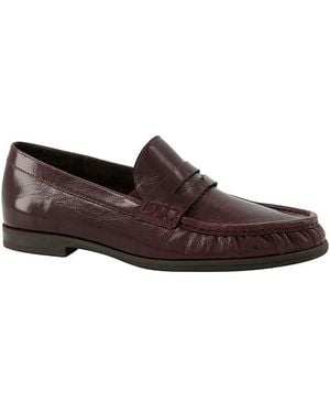 Paul Green Ferris Leather Loafers - Brown