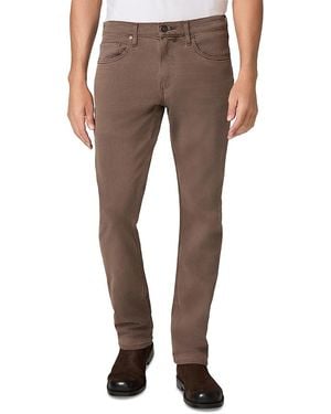PAIGE Federal Slim Straight Fit Jeans - Brown
