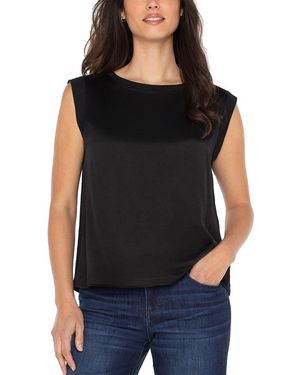 Liverpool Los Angeles Sleeveless Top - Black