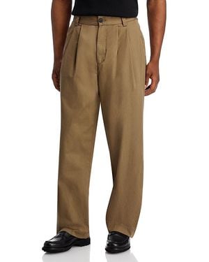 Agolde Slater Relaxed Fit Wide Leg Pants - Natural