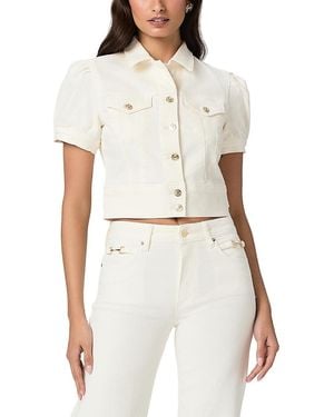 PAIGE Kendra Cropped Jacket - White
