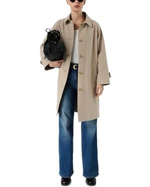 Gerard Darel Parisa Button Front Coat - Blue