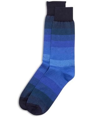 Paul Smith Stripe Crew Socks - Blue