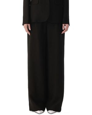 Jason Wu Washed Twill Straight Leg Pants - Black