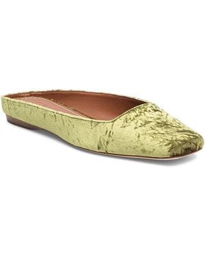 STAUD Otto Crushed Velvet Mules - Multicolor
