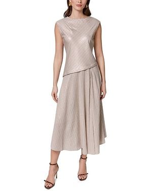 donna karan women's belted asymmetric midi dress Donna Karan Women's Long Sleeve Midi Asymmetric Sheath Dress in Black