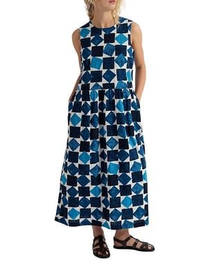 Seasalt Cornwall Sleeveless Brouse Dress - Blue