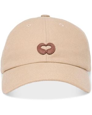 Maje Linette Baseball Cap - Natural