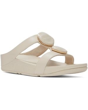 Fitflop Fino Wedge Sandals - White