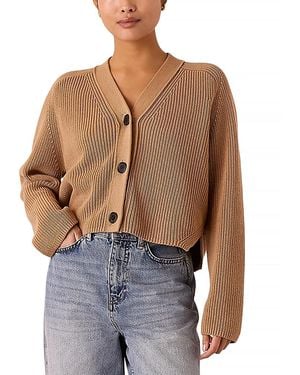 Whistles Petite Nala Cotton Cardigan - Blue