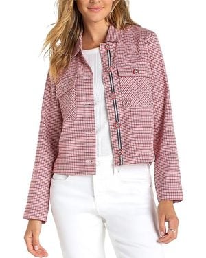 Liverpool Los Angeles Flap Pocket Shacket - Red
