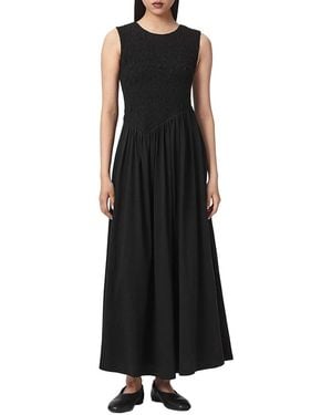 AllSaints Luna Crinkle Dress - Black